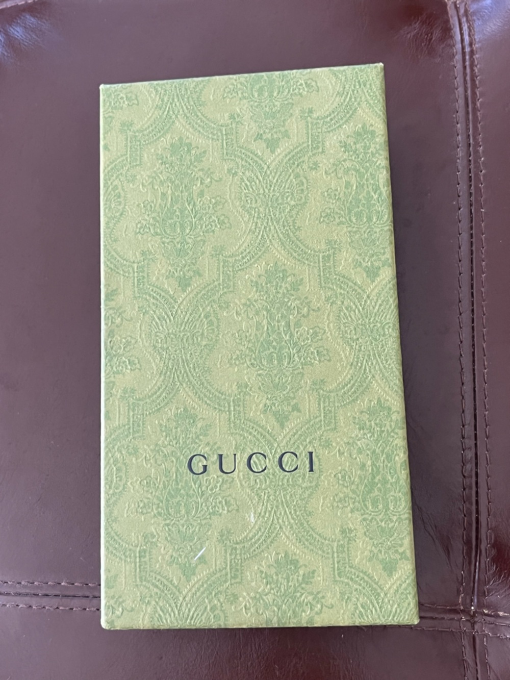 Gucci Brown/Beige GG Canvas Horsebit Chain Wallet - Picture 9 of 9